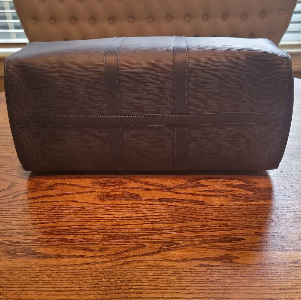 Louis Vuitton Navy Blue Epi Leather Keepall Travel Carry Duffle Luggage … - Picture 4 of 17